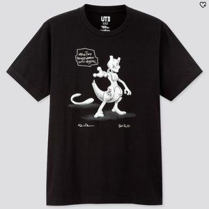 DANIEL ARSHAM X POKEMON T-Shirt Mewtwo Transformed into Crystal UNIQLO Size M